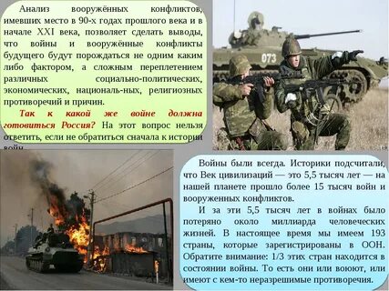 Примеры локальных конфликтов