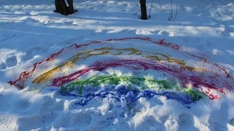 Снежные краски