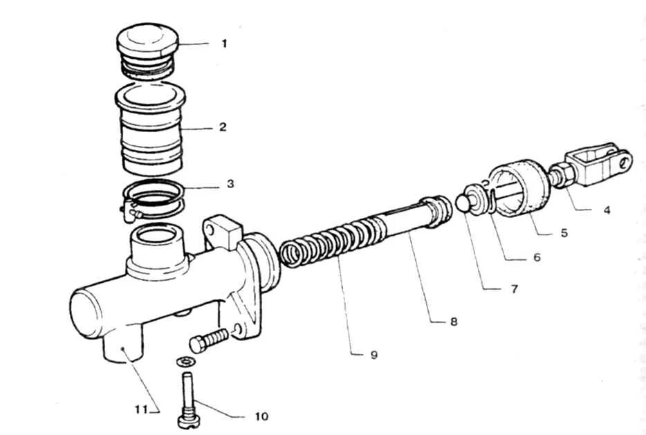 Главный цилиндр сцепления признаки. Главный цилиндр сцепления Ниссан Террано. Главный цилиндр сцепления Ниссан Террано 1. Схема главного цилиндра сцепления ГАЗ 3110. Главный цилиндр сцепления Газель чертеж.