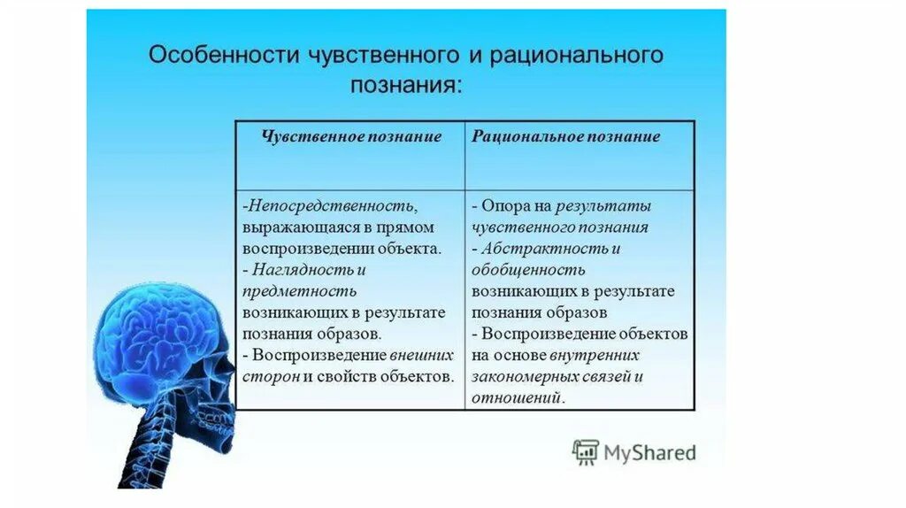 Определение чувственного познания. Единство чувственного и рационального познания. Чувственное познание и рациональное познание. Особенности рационального познания. Специфика рационального познания.