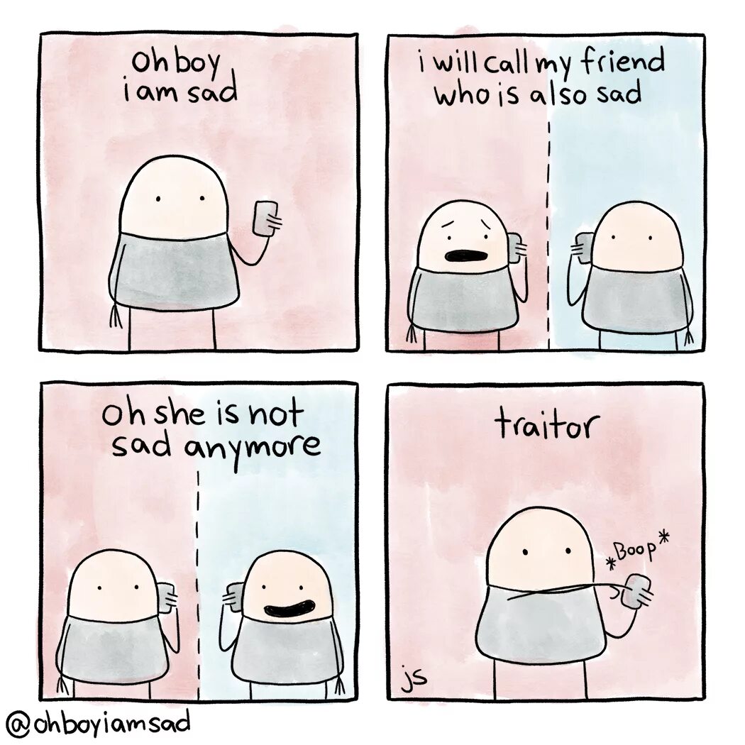 Sad Comics. Don't be Sad. I am Sad.