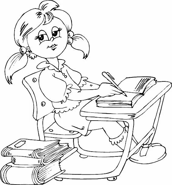 Распечатать класс в школе School coloring pages, Coloring books, Coloring pages