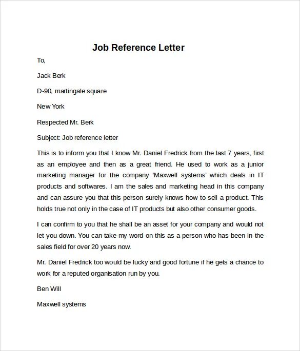 Reference Letter example. Job reference. References for job. Reference Letter Sample. Reference example