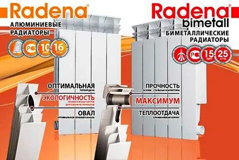 Радиатор отопления радена