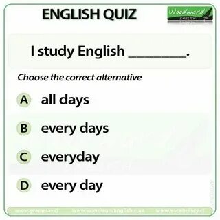 We study english