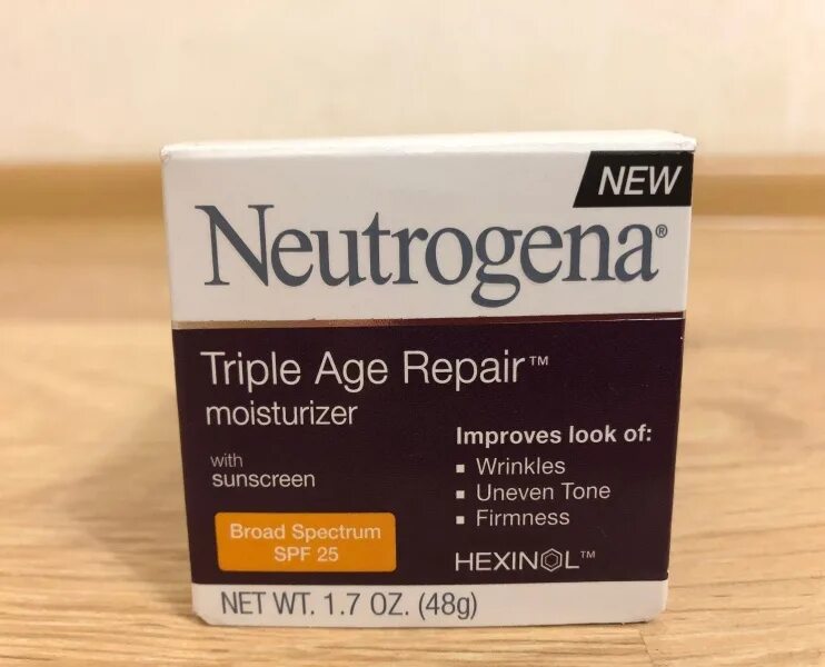 Неутрогена Triple age Repair. Neutrogena, Triple age Repair, Moisturizer with Sunscreen, broad Spectrum SPF 25. Крем из Турции Neutrogena отзывы. Age repair