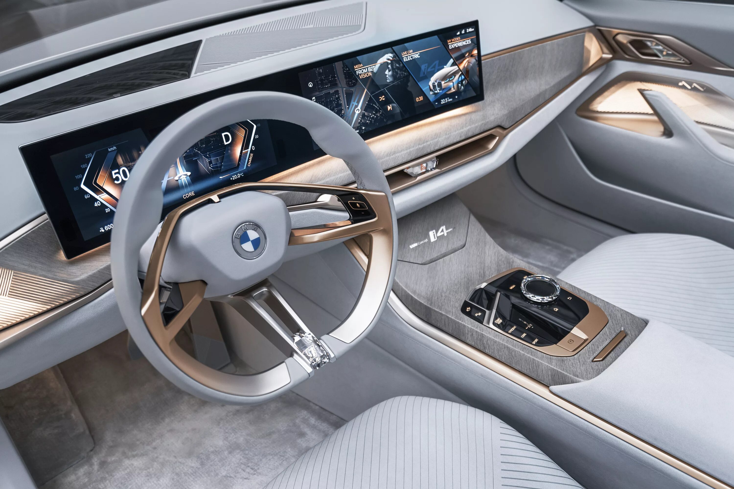 BMW i4 Interior. BMW i4 2021. BMW i4 Concept. BMW i4 2021 салон. Новинки 2020 2024