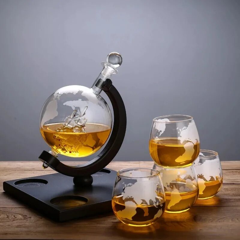 Виски глобус. Декантер whiskey globe. декантер для виски &quot;корабль в глобусе&quot; adam franklin с бокалами. декантер - графин для виски &quot;корабль в глобусе globe&quot;. декантер для виски глобус.