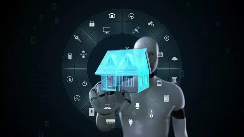 Искусственный интеллект в быту. Домашний интеллект. Домашние роботы. Ии умного дома. Умный дом.