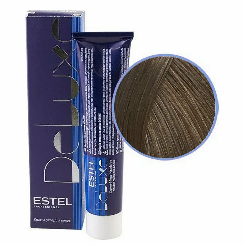 10/18 эстель делюкс. краска для волос эстель делюкс 9. 7 de luxe 60мл. эстель делюкс 8. краска для волос эстель делюкс 9.