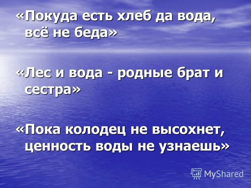 Родная вода