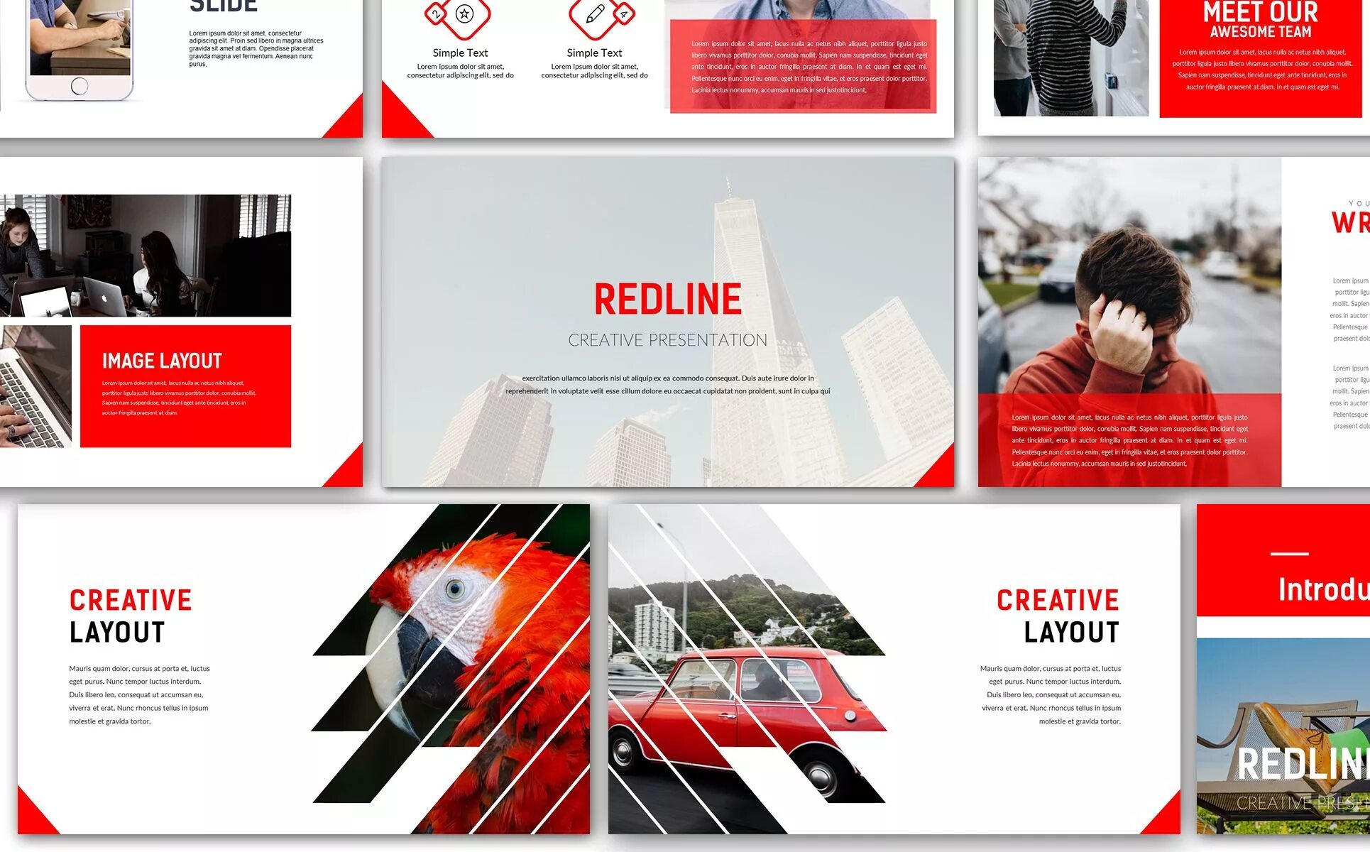 Presentation layout