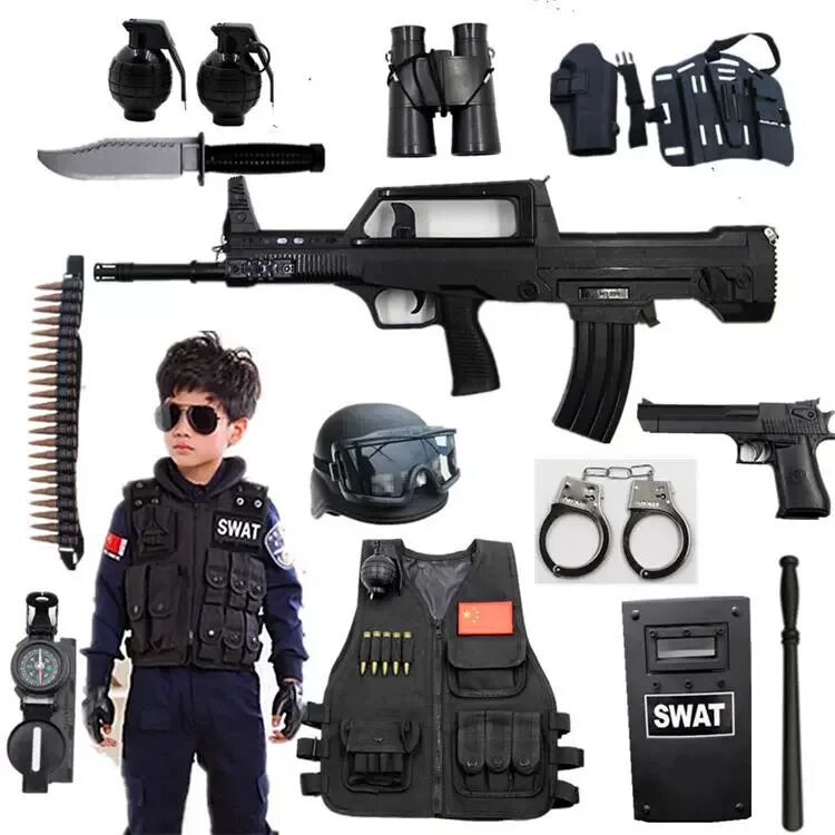 Игрушечный набор спецназа. Крутые игрушки. Комплект спецназа для детей. Игрушки пистолеты набор.