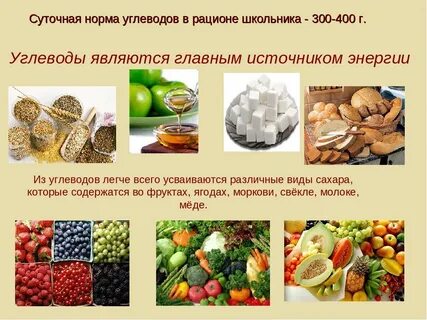 Овощи являются основными источниками