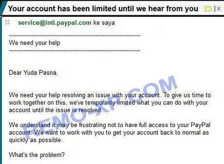 Your account is limited