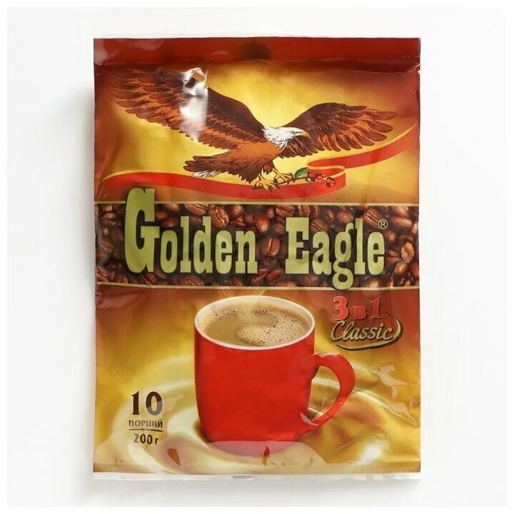 Кофе игл. Голден игл кофе 3в1 Классик 20 гр. 50 шт./уп.. Кофе Голден игл Классик 3 в 1 20гр. Растворимый кофейный напиток 3 в 1 Golden Eagle Classic 20г х10сашех. Кофейный напиток Golden Eagle Classic 3в1 20г.