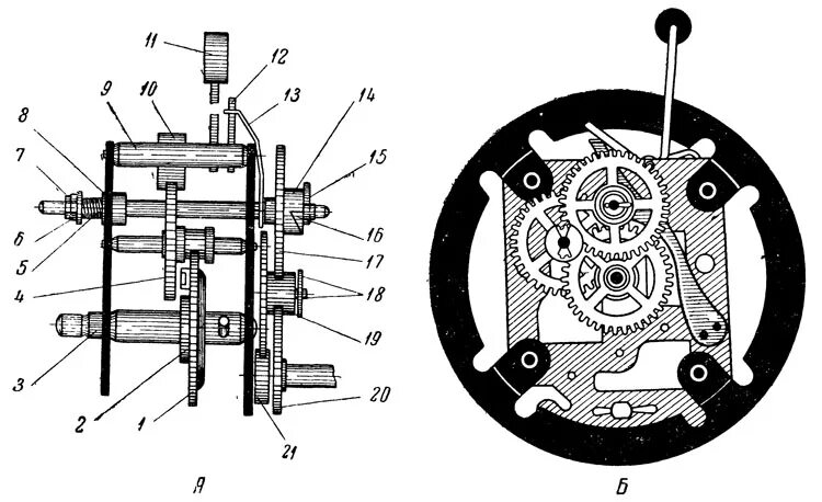 Механизм будильника б-6 чертеж. Механизм будильника схема. Часовой механизм 65181 схема электрическая. Будильник Витязь механизм схема.