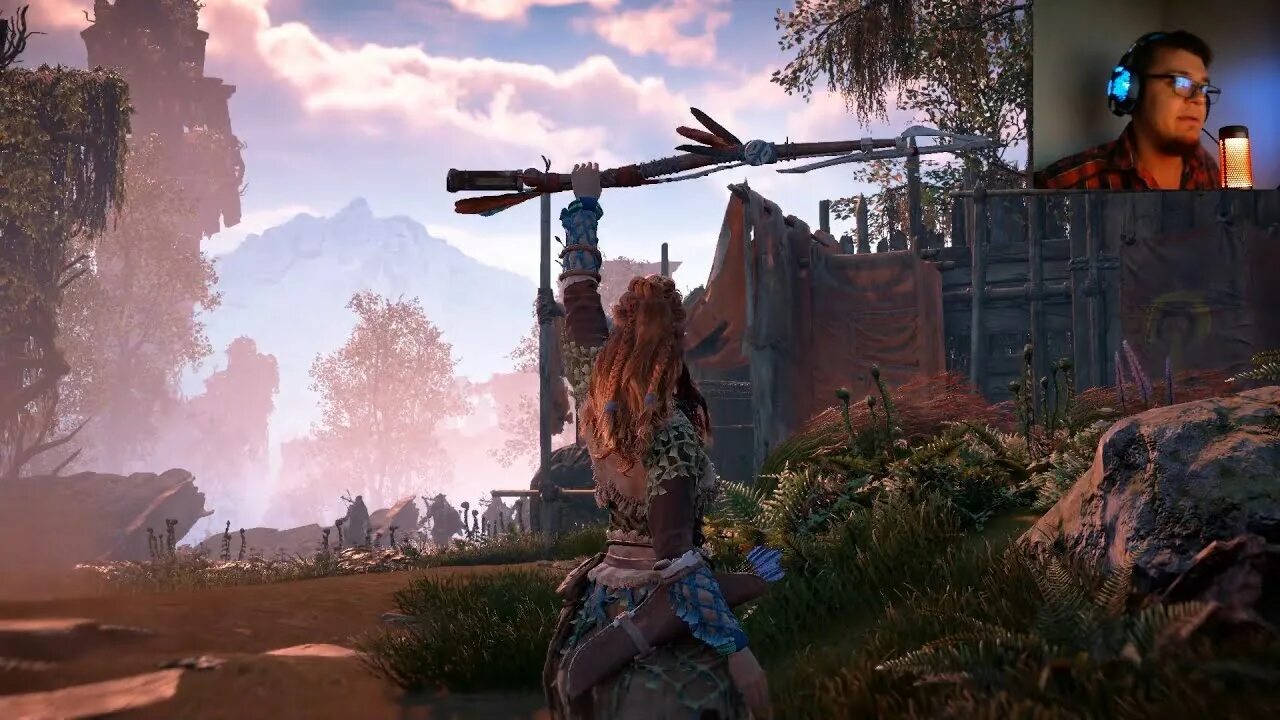 Как пройти horizon zero dawn. Horizon zero dawn затмение. horizon zero dawn воины затмения. затмение horizon zero dawn маска.