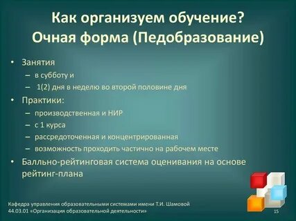 Заочная форма обучения это как в институте