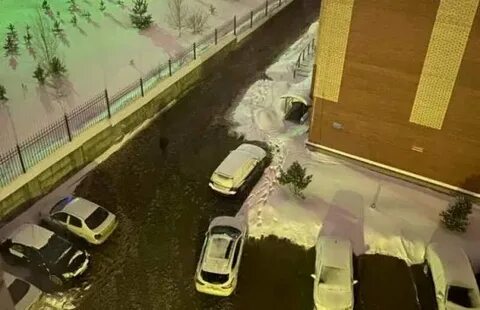 Прорыв трубы в новосибирске