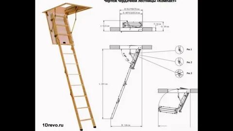 Люк чердачный чертеж