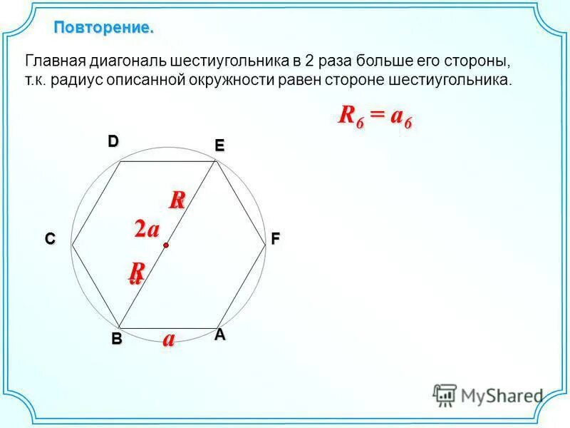 Найдите площадь правильного шестиугольника со стороной 10