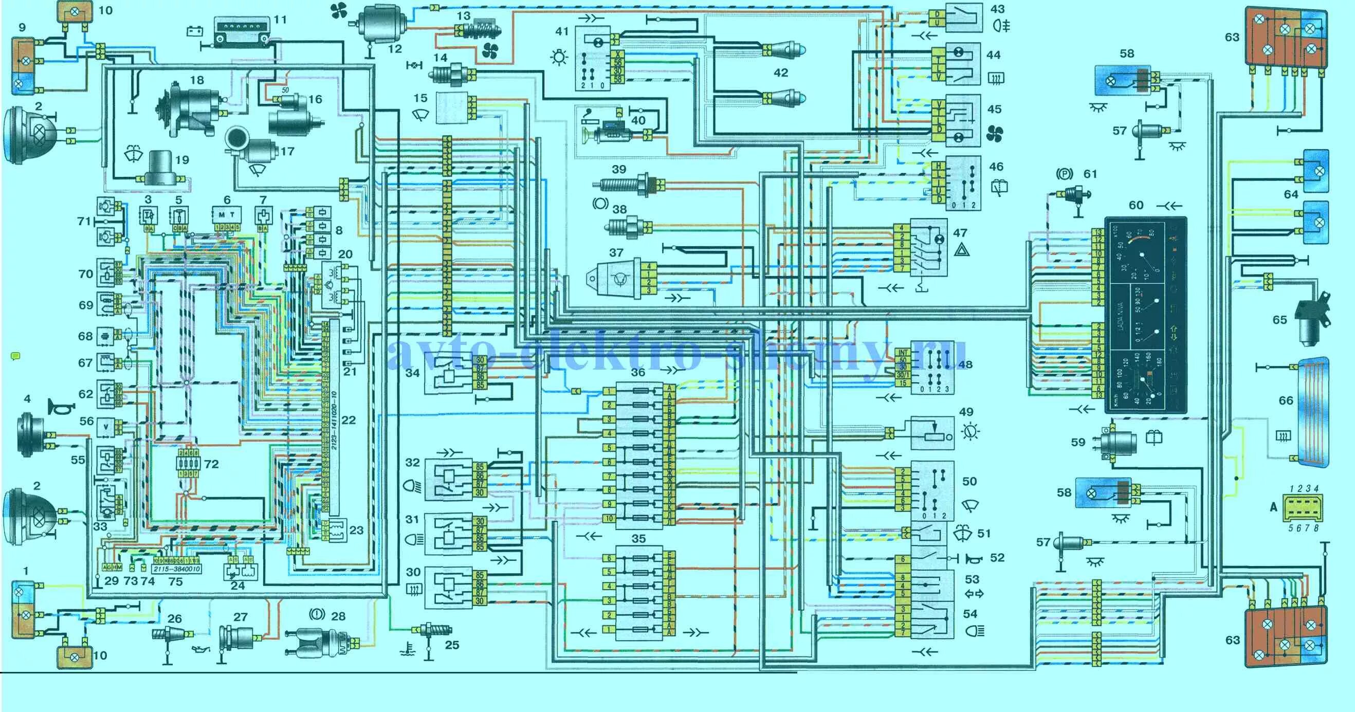 Схема электропроводки ВАЗ 2131 Нива инжектор. Схема электрооборудования ВАЗ 21214 Нива инжектор. Электрическая схема ВАЗ 2131 Нива инжектор. Схема электрооборудования Нива 21214 инжектор.