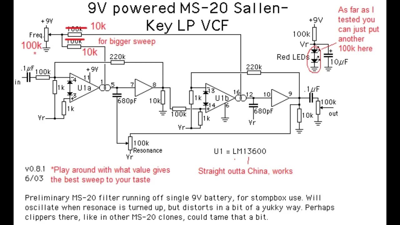 Stardust resonant filter