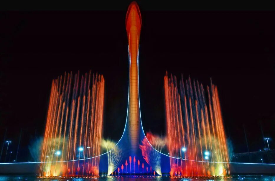 Шоу фонтанов абрау дюрсо. Олимпийский парк сочи олимпийский огонь. Фонтан чаша олимпийского огня сочи. Поющие фонтаны стадион фишт. Олимпийский парк поющие фонтаны.