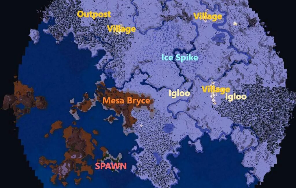 Карта майнкрафт по Сиду. Карта сида майн