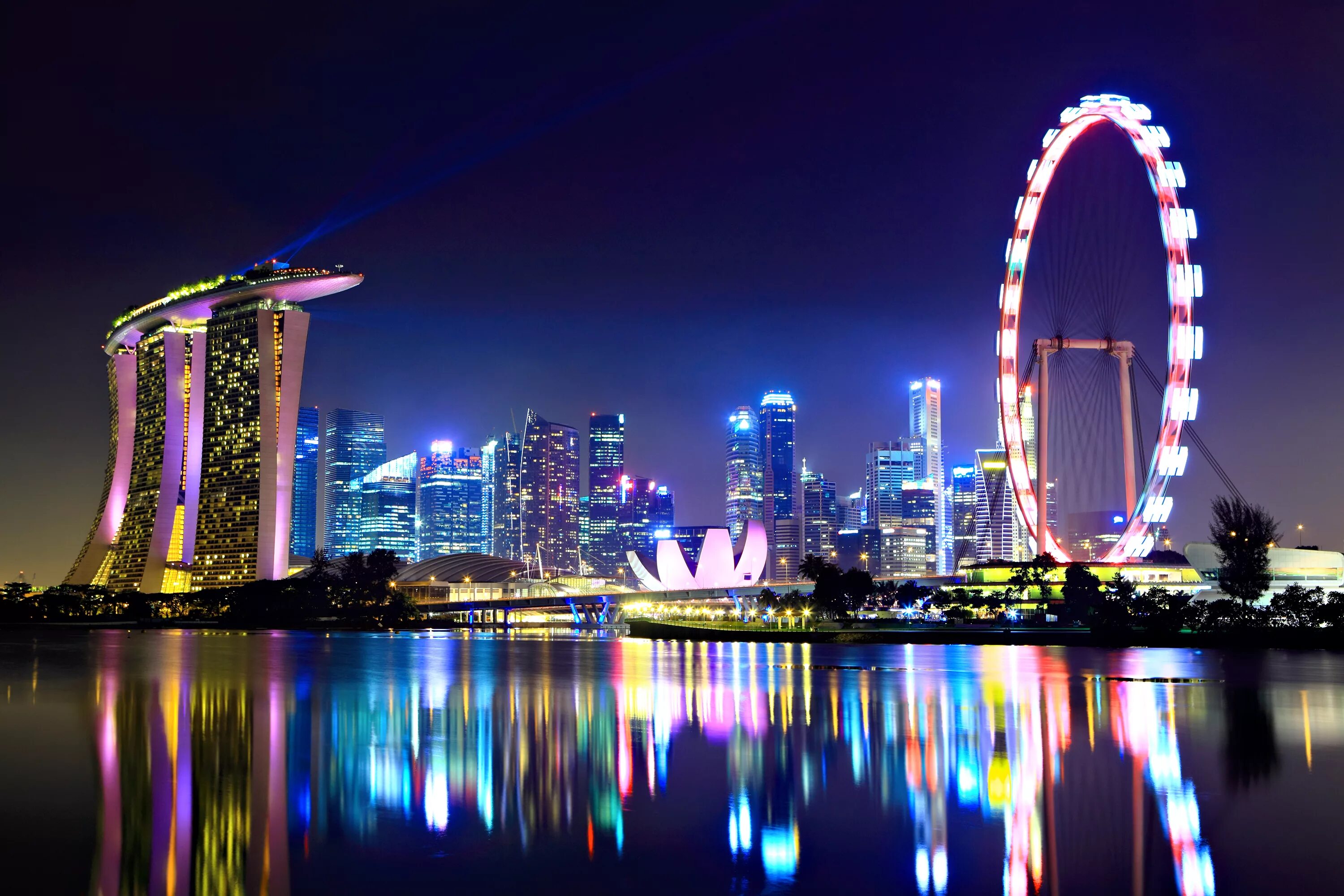 Самый красивый город страны. Город Сингапур (Singapore City). Сингапур 2021. Юго Восточная Азия Сингапур. Сингапур колесо обозрения.