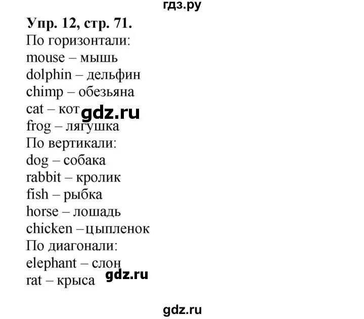 Сборник упражнений 2 класс стр 71