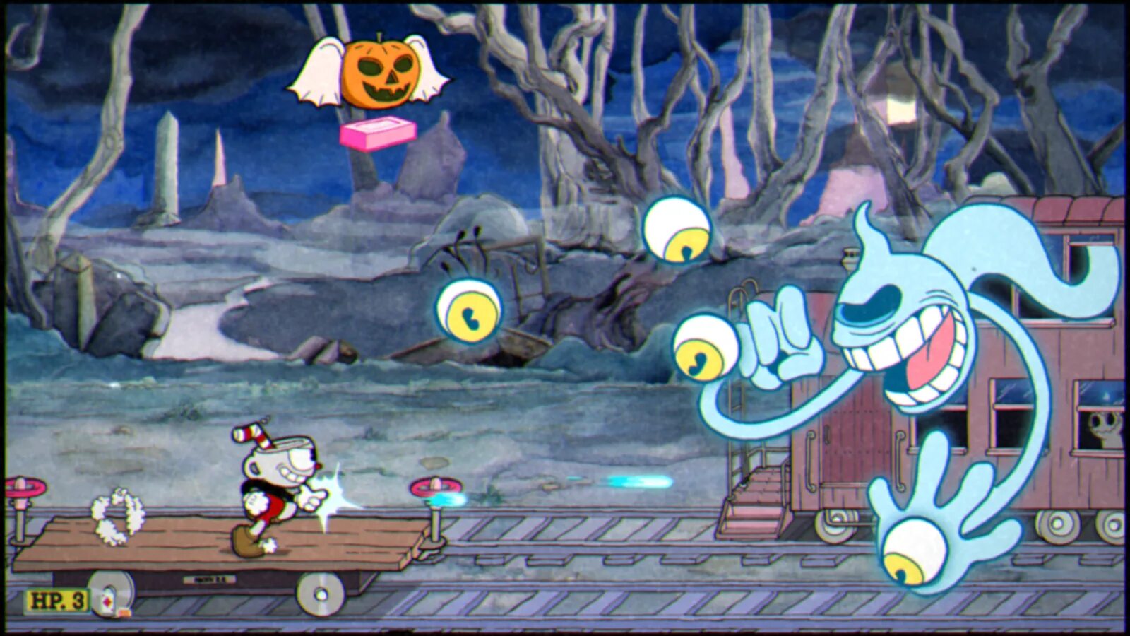 Кап хет на андроид. Cuphead игра. Cuphead скрины. Капхед боссы. Капхед игра кадры.