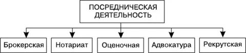 Лицо осуществляющее посредническую деятельность
