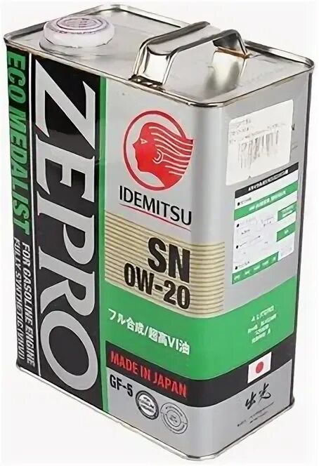 Масло gf 5 0w20. Idemitsu Zepro Eco medalist 0w-20 SN/gf-5, 4 л. Idemitsu 0w20. Идемитсу зепро 0w20. Моторное синтетическое "Zepro Eco medalist 0w-20", 4л.