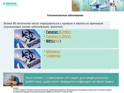 Гемоконтактных инфекций относятся