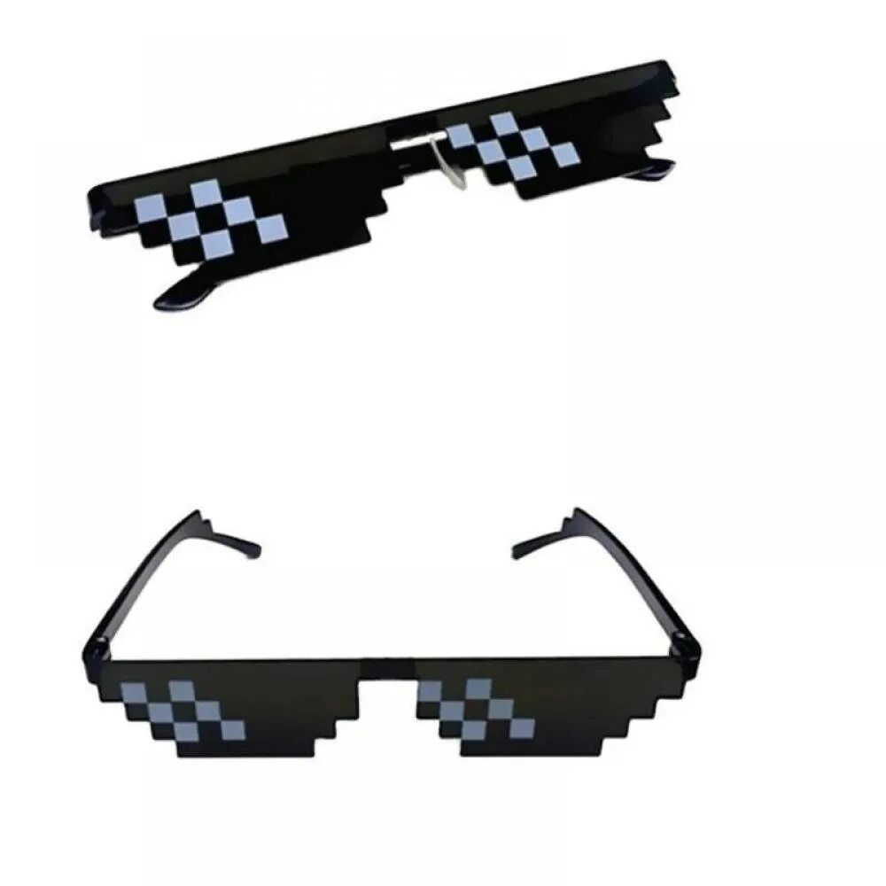Очки пиксели. Очки 8 бит Thug Life. Пиксельные очки Thug Life. Мужские и женские мужские очки 8 бит пиксельные очки-мозаика. Пиксельные очки MLG.