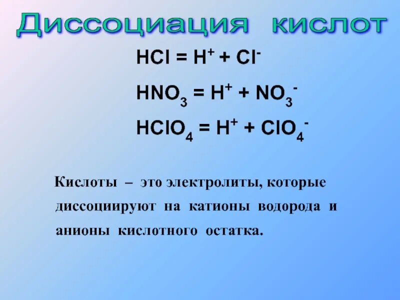 Hcl h cl. Уравнение диссоциации hno3. Диссоциация кислот hno3. Hclo4 уравнение диссоциации. Диссоциация сильных кислот.