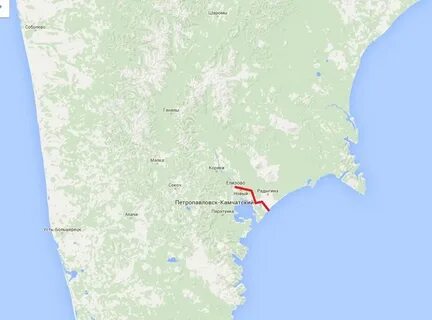 Карта елизово