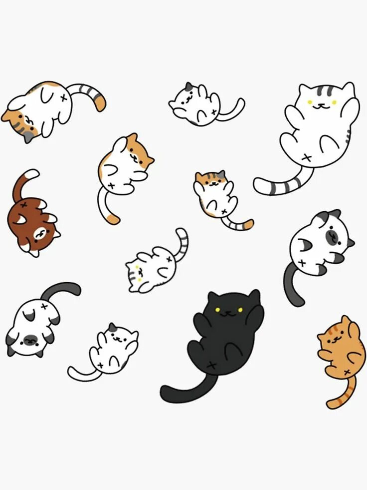 Картинки наклейки котики распечатать Pusheen Pusheen, Pusheen cakes, Edible cupcake toppers
