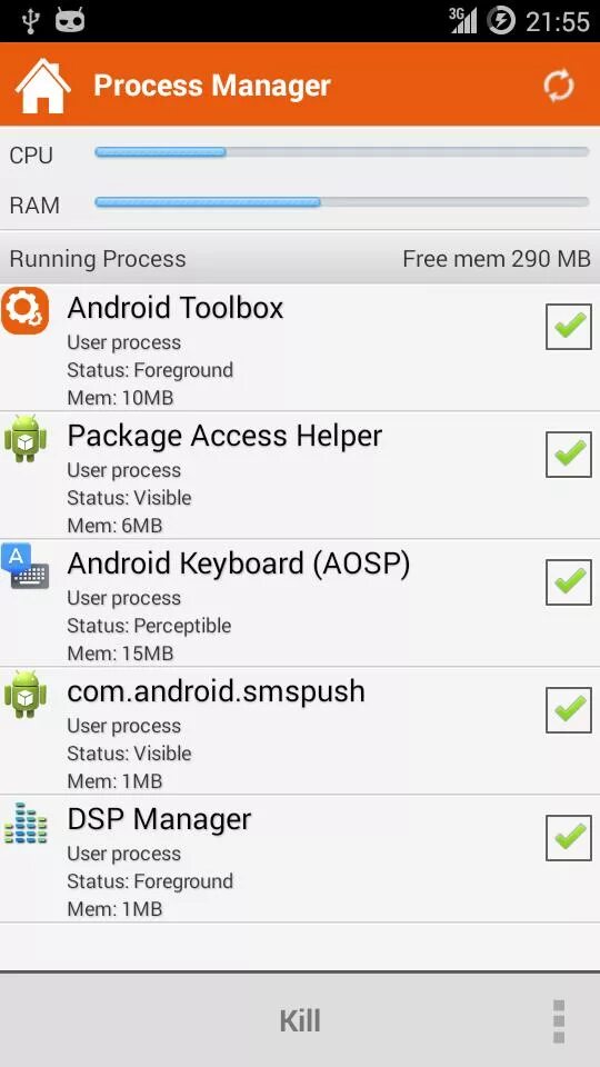 Dsp android. Приложение android toolbox. панель инструментов андроид скриншот. process com.android. тулбокс 1.1.4 на андроид.