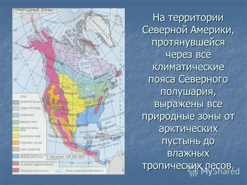 Природные зоны северной и южной америки. Карта природных зон Северной Америки 7 класс. Природные зоны материка Северная Америка. Природные щоны Северной Америк.