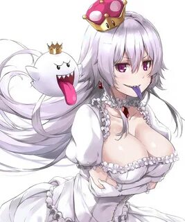 princess king boo and king boo (mario and 2 more) drawn by nanaku_teiru Dan...