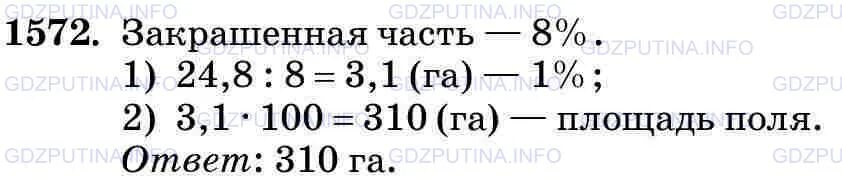 Площадь поля 260 га