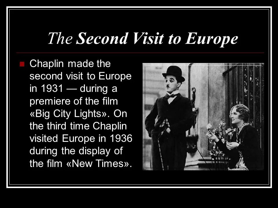 Английский язык текст про Чарли Чаплина. Charlie Chaplin Biography. Чарли Чаплин в Лондоне. Топик Чарли Чаплин. Second visit