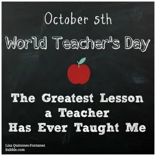 Our teacher to be happy if