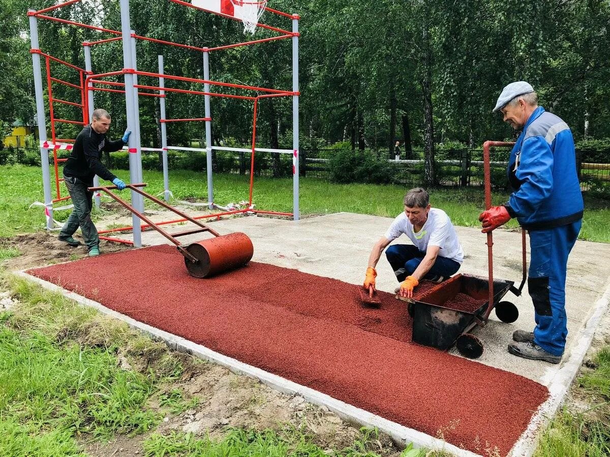 Основание под детскую площадку