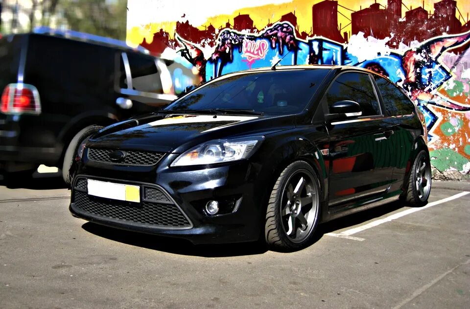 Ст тюнинг. Ford Focus 2 St черный. Ford Focus 2 St Tuning. Ford Focus 2 St 2008. Ford Focus 2 Street.