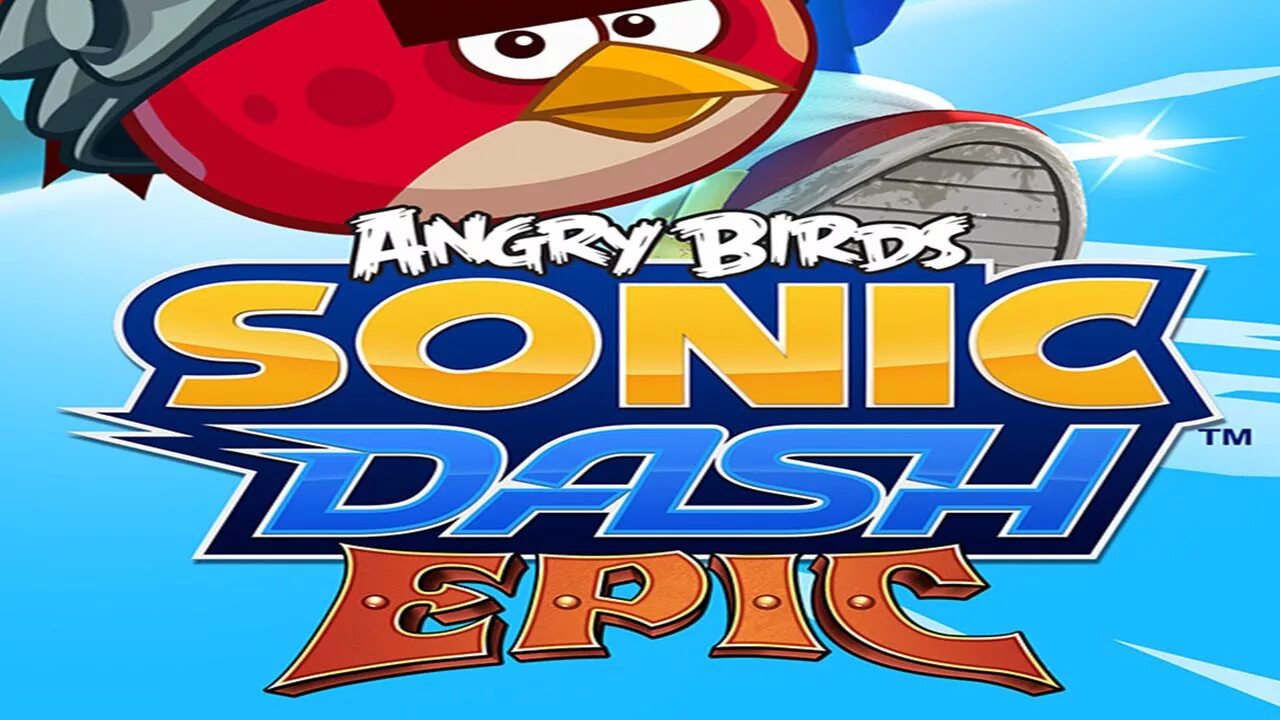 Соник и Энгри бердз. Angry Birds Sonic. Angry Birds Sonic Dash Epic. Angry Birds Epic Sonic.