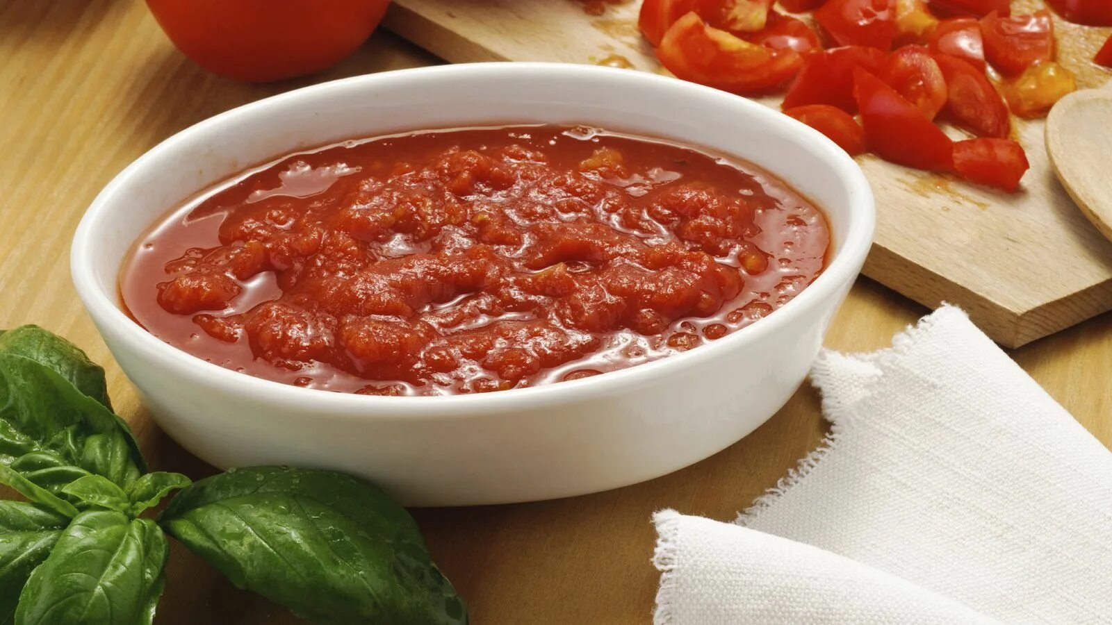 Соус. Томатный соус. Классический томатный соус. Томатный соус на мясном бульоне.